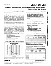 DataSheet MAX4475 pdf